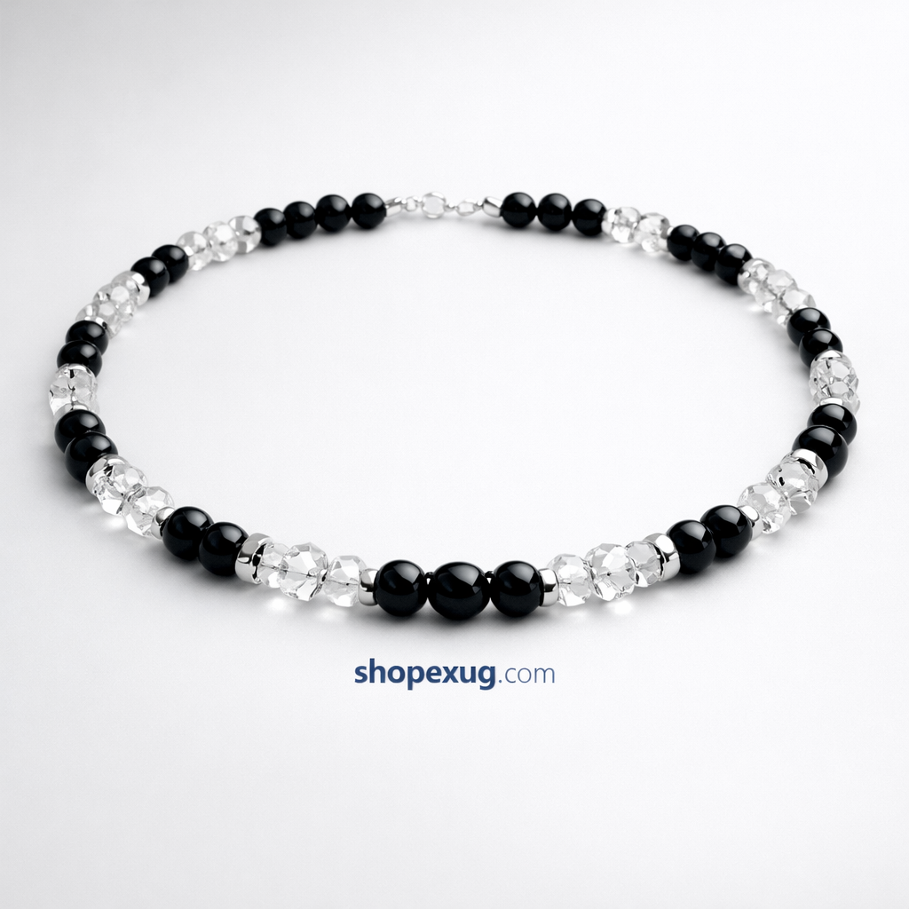 Crystal Noir Necklace