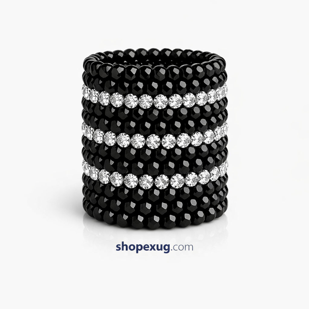 Crystal band pen holder
