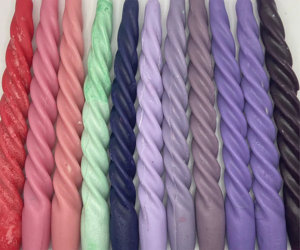 twisted candle sticks