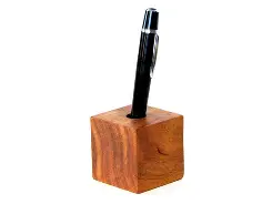 Cube pen holder