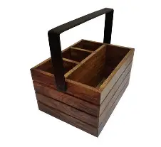 four compartments cutlery holder